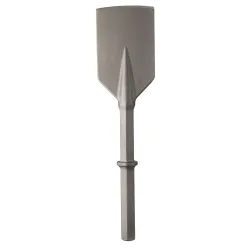 Pelle brise béton 75x560 mm attachement hexagonal 28mm avec collerette DIAGER | 373HL75L0560
