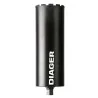 Couronne diamant 1-1/4 353 mm raccord 1-1/4 longueur 450 mm DIAGER | 436BD353L0450