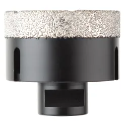 Scie trépan diamant ø55 à sec avec emmanchement M14 pour meuleuse DIAGER | 440CD055