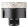 Scie trépan diamant ø83 à sec avec emmanchement M14 pour meuleuse DIAGER | 440CD083