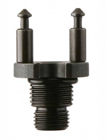5 connecteurs double filetage quick lock pour scie cloche diamètres 14 à 210 mm DIAGER