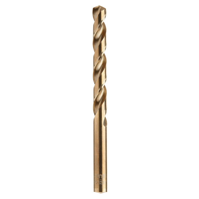 10 forets métaux HSS Co. 5,2mm Colbalt 5% Din 338 angle de pointe 135° DIAGER | 700D05.2