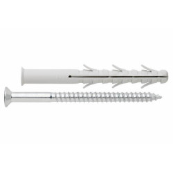 INDEX Cheville à frapper polyamide 6.6 Cheville à 6 ailettes avec vis tête fraisée (10 x 200 Ø10 100 pièces.) TC6A10200