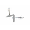 INDEX Supports pour fixation de sanitaires Fixation WC horizontal multiposition (Ø6x60 50 pièces.) SAWHM06060 - ekibat