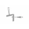 INDEX Supports pour fixation de sanitaires Fixation WC horizontal multiposition (Ø6x60 50 pièces.) SAWHM06060 | SAWHM06060