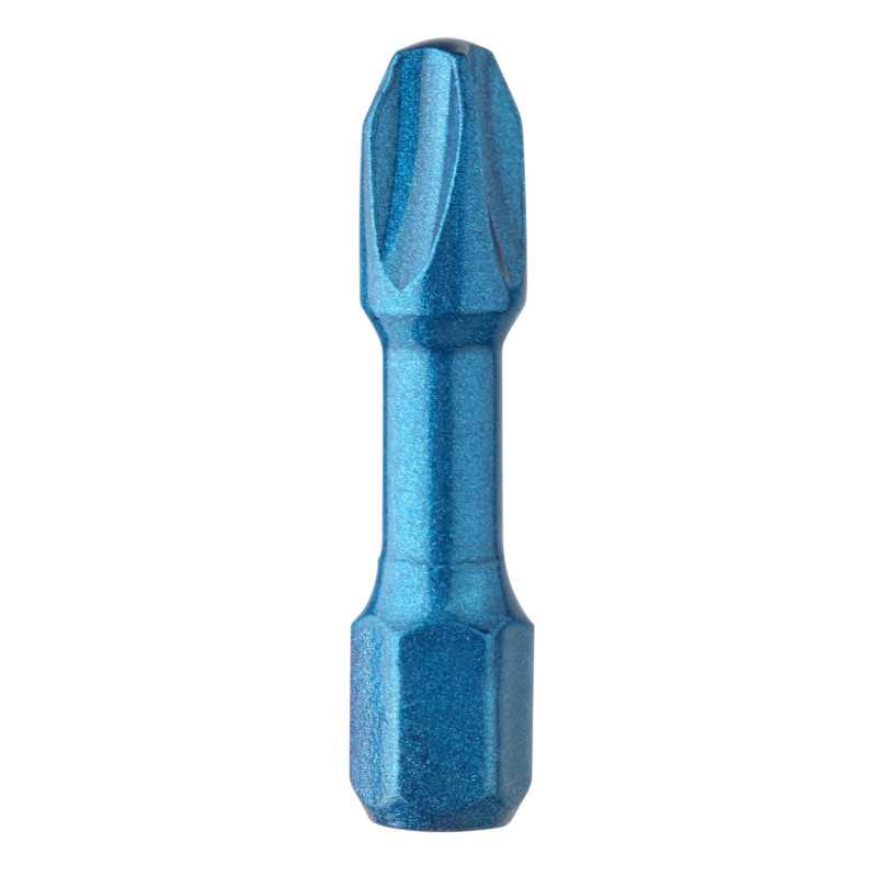 5 embouts Blue-shock 30mm PH2 spécial visseuse à choc et visseuse puissante DIAGER