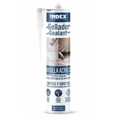 INDEX Silicones Scellant acrylique professionnel pour joints et fissures (280 ml. (Blanco) 12 pièces.) SEACRB280 | SEACRB280