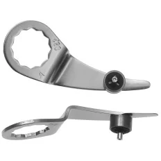 Couteau incurvé en forme de Z 14mm avec butée fixe - Pack de 2 Fein | 63903082016