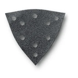 Feuille abrasive perforée triangulaire 130mm - Grain 120 - x 16 Fein | 63717295020