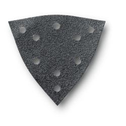 Feuille abrasive perforée triangulaire 130mm - Grain 240 - x 16 Fein | 63717297020