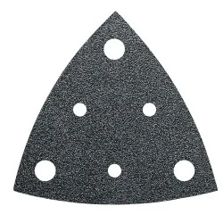 Feuille abrasive triangulaire perforée - Grain 100 - Pack de 5 Fein | 63717111042