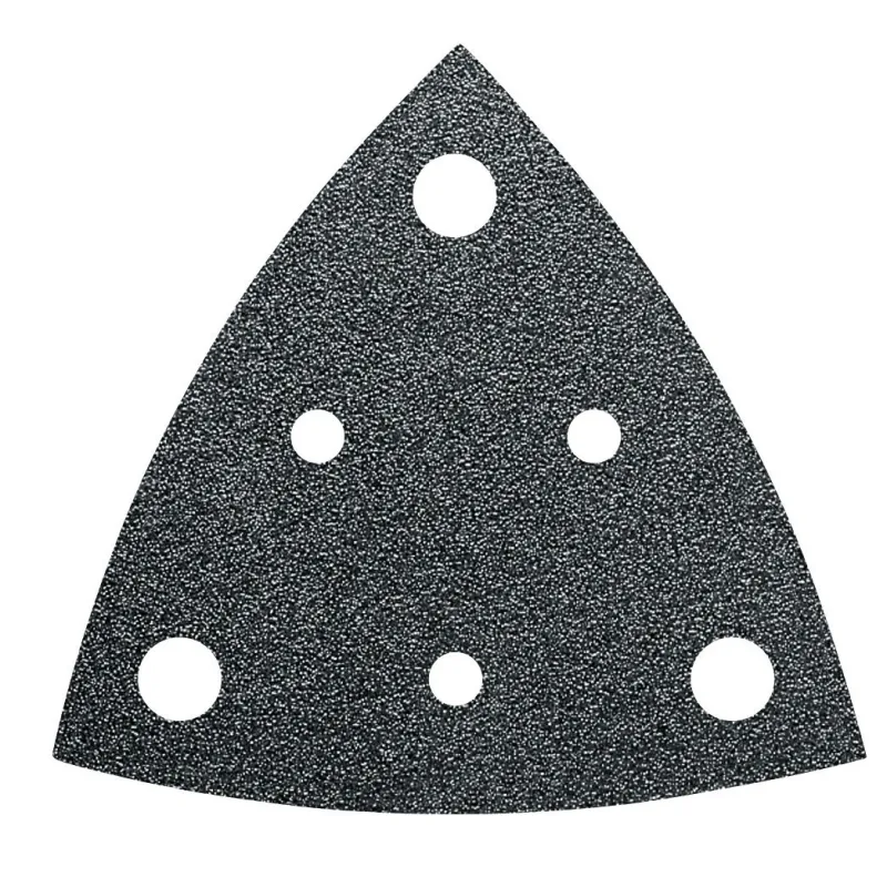 Feuille abrasive triangulaire perforée - Grain 220 - Pack de 50 Fein | 63717115013 Feuille abrasive triangulaire perforée - Grain 220 - Pack de 50 Fein | 63717115013
