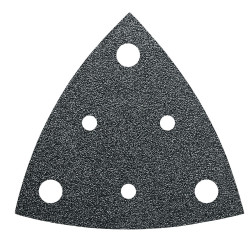 Feuille abrasive triangulaire perforée - Grain 60 - Pack de 5 Fein | 63717109041