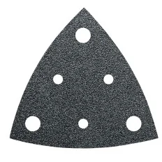 Feuille abrasive triangulaire perforée zircon 80mm - Grain 80 - Pack de 35 Fein | 63717238010