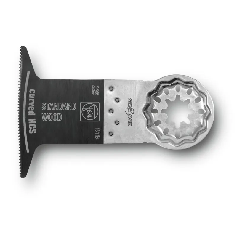 Lame de scie E-Cut Curved HCS Starlock 65x50mm - Pack de 3 Fein | 63502225220 Lame de scie E-Cut Curved HCS Starlock 65x50mm - Pack de 3 Fein | 63502225220