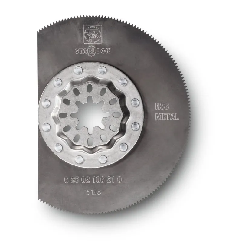 Lame de scie segment HSS Starlock Ø85mm - Pack de 5 Fein | 63502106230 Lame de scie segment HSS Starlock Ø85mm - Pack de 5 Fein | 63502106230