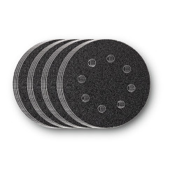Set de feuilles abrasives Ø115mm - 4x Grain 40, 80, 120, 180 - Pack de 16 Fein | 63717227010
