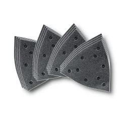 Set de feuilles abrasives perforées zircon 130mm - 4x Grain 60, 80, 120, 180 Fein | 35222952100