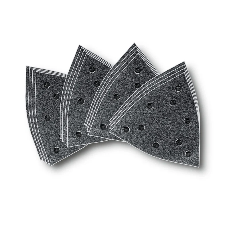 Set de feuilles abrasives perforées zircon 130mm - 4x Grain 60, 80, 120, 180 Fein | 35222952100