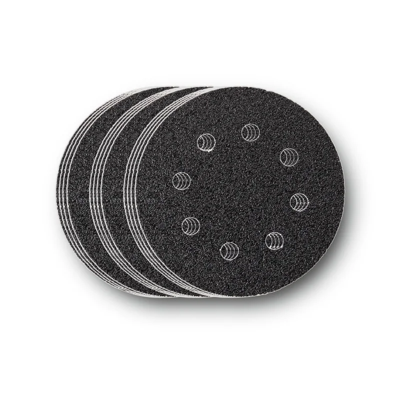 Set de feuilles abrasives zircon Ø115mm - 4x Grain 40, 60, 80 - Pack de 12 Fein | 63717233020