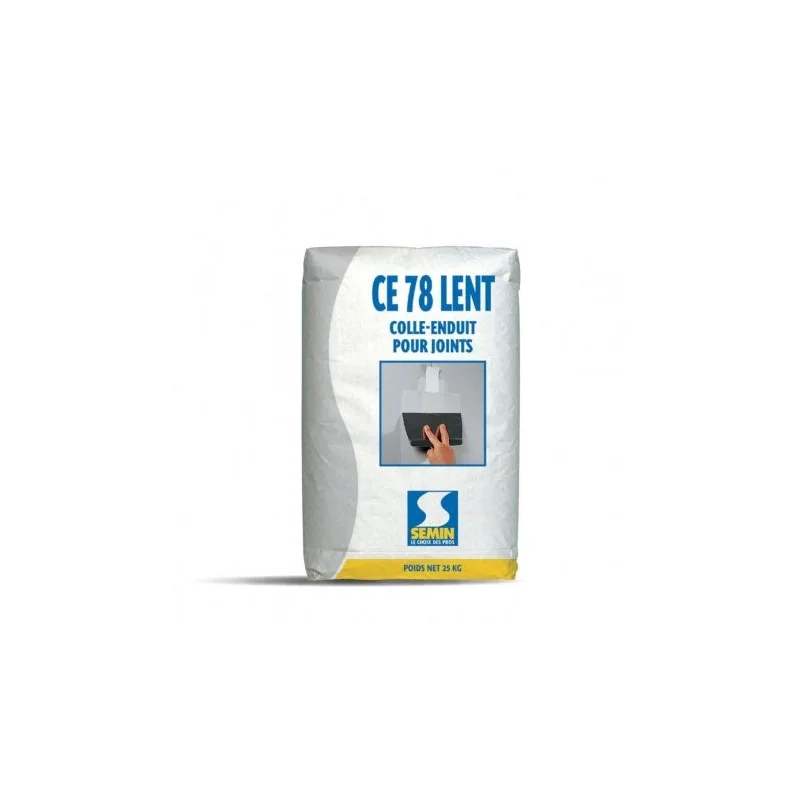 Enduit pour joints CE 78, Lent, sac 25 kg - SEMIN | A00634