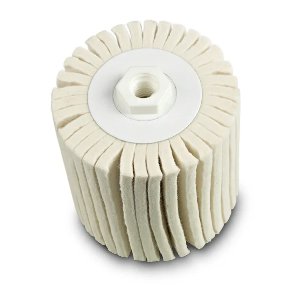 Roue à lamelles en feutre souple Ø100x100mm Fein | 63721057010 Roue à lamelles en feutre souple Ø100x100mm Fein | 63721057010