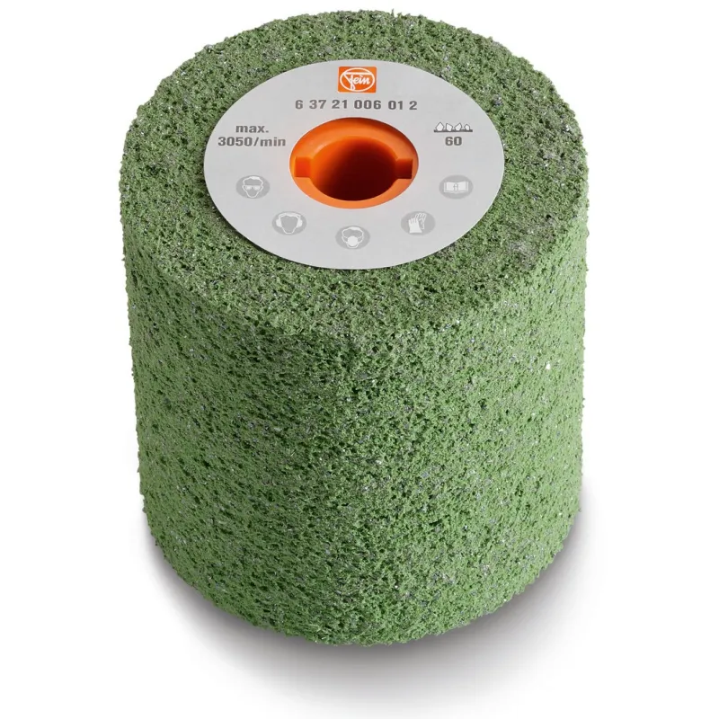 Roue à poncer élastique alésage 19mm - D100x100mm - Grain 60 Fein | 63721006012 Roue à poncer élastique alésage 19mm - D100x100mm - Grain 60 Fein | 63721006012