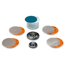Set acier inoxydable pour préparation au polissage de surface / tubes / profilés Fein | 63806193040