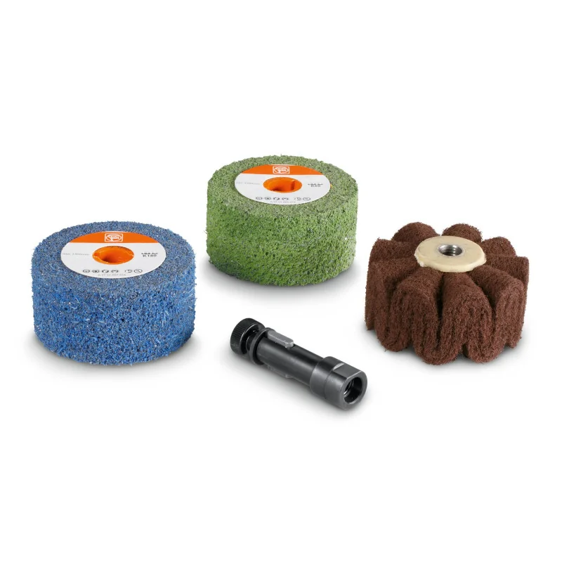 Set acier inoxydable pour le satinage de profilés Fein | 63721054020