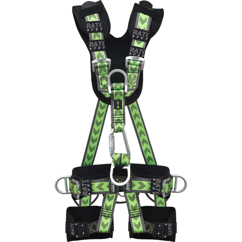 Harnais antichute pour travail en suspension confort avec boucles automatiques (L-XXL) - ekibat