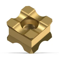 Plaquette réversible KX rayon de 4 mm sur aciers et aciers inoxydables Fein | 64302015010