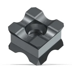 Plaquette réversible KX rayon de 4 mm sur alu, métaux non ferreux et tendres Fein | 64302016010