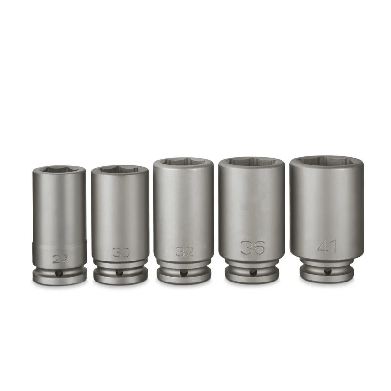 Kit de douilles à chocs longues ¾’’ carré, 27/30/32/36/41 mm Fein | 62405323020