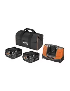 Pack chargeur + 2 batteries 18 V 5,0 Ah HIGH DEMAND SETLL1850SHD AEG POWERTOOLS