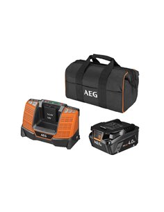 Pack chargeur + 1 batteries 18 V 4,0 Ah SETL1840S AEG POWERTOOLS