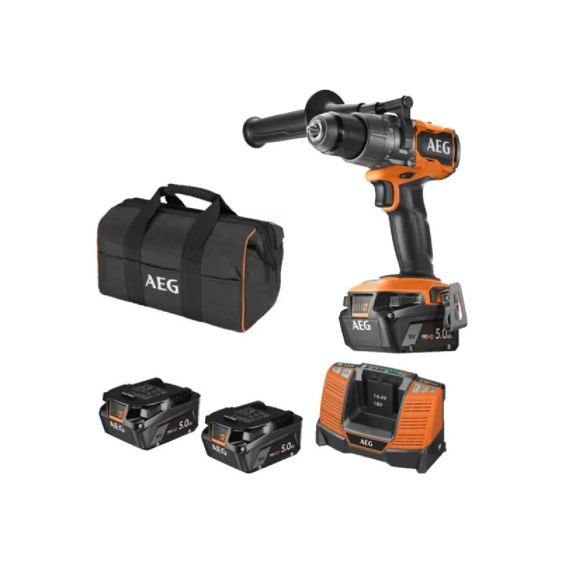 Perceuse-visseuse à percussion 18V BRUSHLESS BSB18C3BL-502C AEG POWERTOOLS | BSB18C3BL-502C