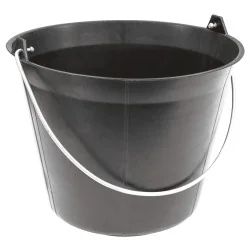 SEAU PLAST.NOIR 11L ANSE 5.3MM Taliaplast 310103 | 310103