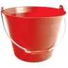 SEAU PLAST.ROUGE 11L POIGNEE A Taliaplast 310105 | 310105