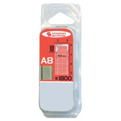 AGRAFES 8MM EN BLISTER DE 1800 Taliaplast 381226 | 381226
