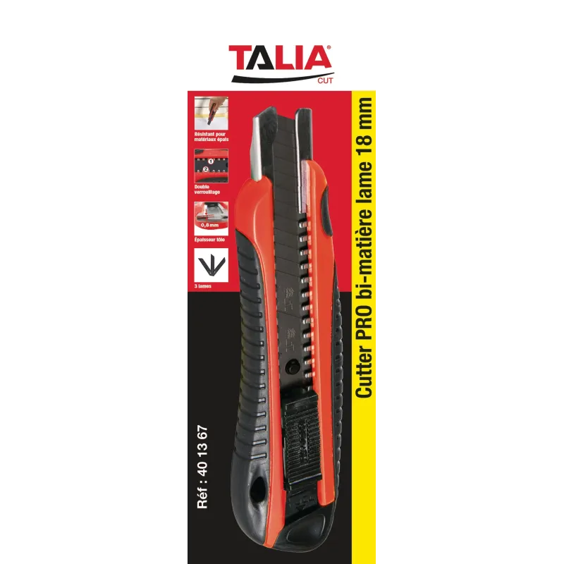 CUTTER PRO LAME 18MM SK2/BLIST Taliaplast 401367 | 401367