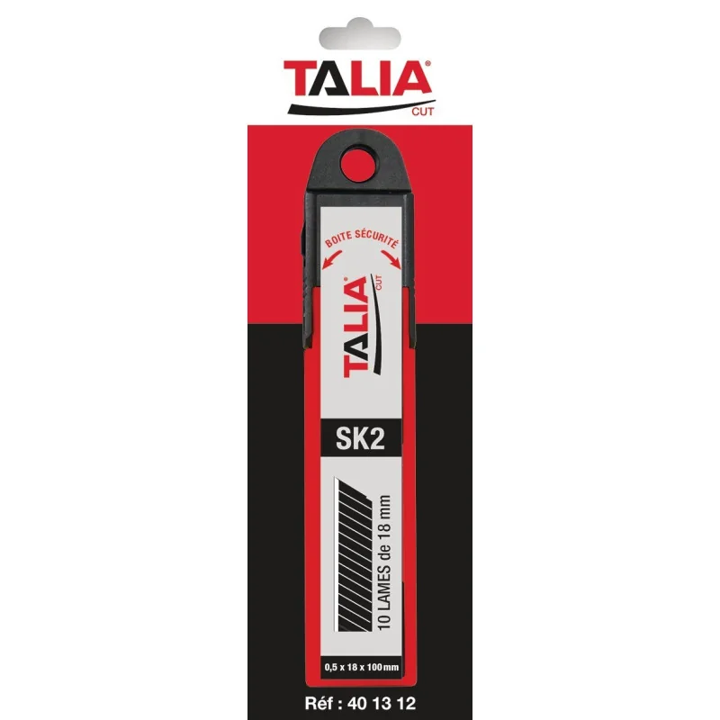 10 LAMES DE 18 MM SK2 /BLISTER Taliaplast 401312 | 401312