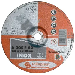 DISQUE ABRASIF P/INOX D.115 Taliaplast 401232 | 401232