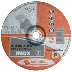 DISQUE ABRASIF P/INOX D.125 Taliaplast 401233 | 401233