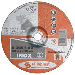 DISQUE ABRASIF P/INOX D.230 Taliaplast 401234 | 401234