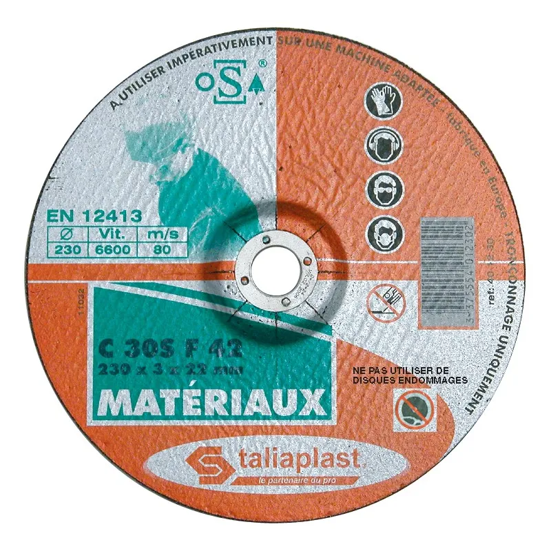 DISQUE ABRASIF MAT.125 Taliaplast 401231 | 401231