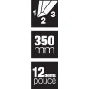 SCIE A DOS LONGUEUR 350 MM Taliaplast 480606 | 480606