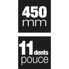 SCIE POUR TUBE PVC 450MM Taliaplast 480631 | 480631