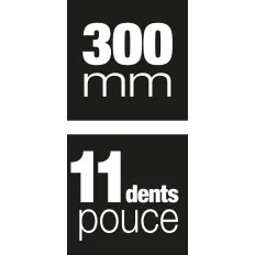 SCIE POUR TUBE PVC 300MM Taliaplast 480630 | 480630
