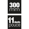 SCIE POUR TUBE PVC 300MM Taliaplast 480630 | 480630