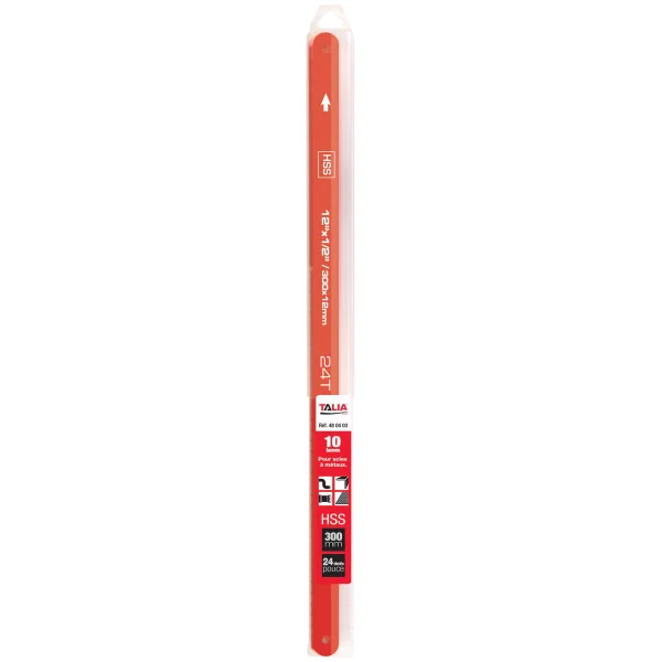 LAME SCIE A METAUX HSS 300 MM Taliaplast 480403 | 480403 LAME SCIE A METAUX HSS 300 MM Taliaplast 480403 | 480403